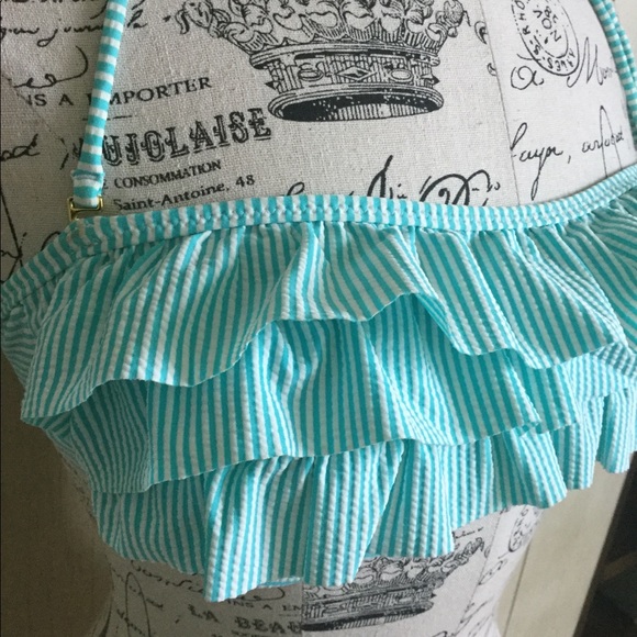 🍭Jessica Simpson Candy-striper Bikini Top🍭 - Picture 2 of 8